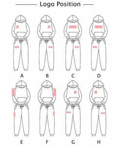 Ensemble Survêtement d'Hiver Surdimensionné Unisexe 100% Coton Polaire Lourd Pantalon de Survêtement Sweat à Capuche Respirant Style Imprimé Décontracté pour Hommes - Product Image 3