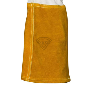 Custom Premium Leather Beekeeping Gloves Long Cow Split Suede Cuff Protective <b>Bee</b> Keeper Safety Work Gloves OEM ODM - Product Image 6