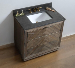 <b>Rustic</b> Bathroom Vanity 36 Inch Vanity <b>Cabinets</b> with Sink Country Style Bathroom <b>Cabinet</b> - Product Image 3
