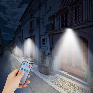 1PC 450W 300W 200W Solar Powered LED Sensor de movimiento Luces de pared Exterior IP65 Impermeable Jardín Calle Puerta delantera - Product Image 6