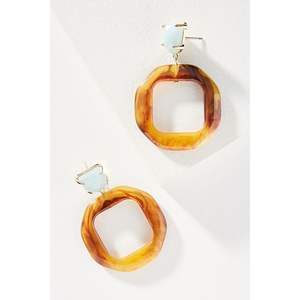 Lightweight <b>Resin</b> <b>Earrings</b> Handcrafted with Durable Quality Trendy Design and Smooth Polish for Fashion Jewelry - Product Image 1