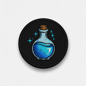 Parche bordado personalizado de dados D20 morados, termoadhesivo, insignias tejidas para juegos de mesa, ropa y mochilas, al por mayor - Product Image 3