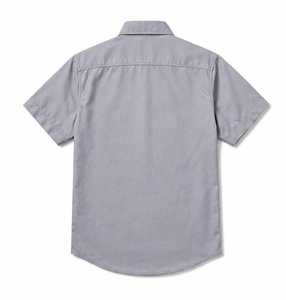 เสื้อเชิ้ตทำงานแขนสั้นคุณภาพสูงสำหรับผู้ชาย ทรงปกติ - Product Image 4