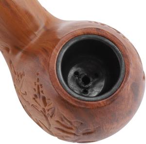 Pipa de fumar de madera hecha a mano, pipa clásica para fumar tabaco, pipa de madera natural, pipa de tabaco estilo vintage a bajo costo - Product Image 2