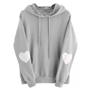 Hooded Women's Breathable 100% Cotton Fleece Acid Wash Drawstring <b>Zipper</b> Long Sleeve Casual Trendy Oversized Sweatshirt - Product Image 5