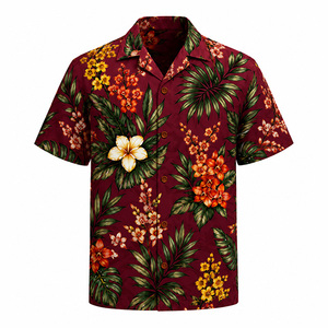 Chemise Hawaïenne Aloha Décontractée Personnalisée pour Homme, Respirante, Imprimé Floral Tropical, Manches Courtes, Col Cubain, Tenue de Plage pour Vacances - Product Image 4