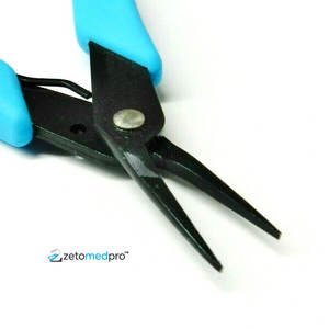 Pinzas de Acero Inoxidable de Alta Calidad con Certificación CE, Pinzas de Punta Fina y Suave para Joyería y Trabajo con Cuentas, Opciones OEM - Product Image 2