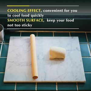 บล็อกสับหินอ่อนยุคหินหรูหราพรีเมี่ยมทนทานน้ำหนักเบาเครื่องล้างจานปลอดภัยสำหรับห้องครัวบ้านตัดผักง่าย - Product Image 3