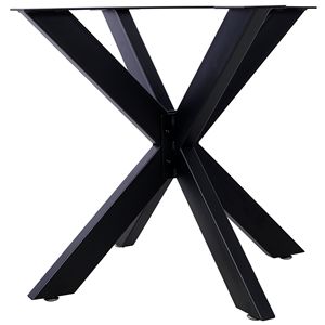 Patas de mesa de acero en forma de araña, de alta resistencia, color negro, 28'' de alto x 32'' de ancho x 33'' de profundidad, para mesas de comedor y mesas de centro. - Product Image 5