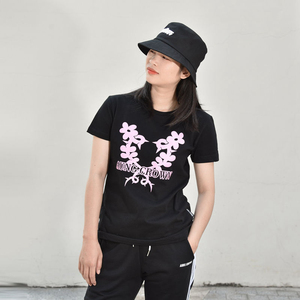 เสื้อยืดผู้หญิงคุณภาพสูง ผ้าฝ้าย คอกลม ปักลายหัวใจสีแดง สไตล์ลำลอง ระบายอากาศได้ดี ทรงปกติ เหมาะสำหรับฤดูร้อน - Product Image 2