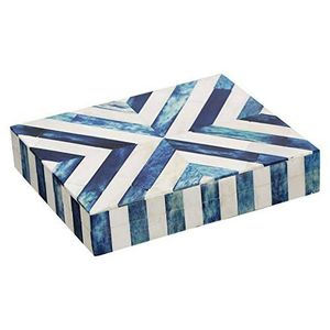 Boîte en résine élégante avec intérieur en MDF pour cadeaux, décoration de la maison et organisation décorative - Product Image 1