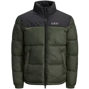 Chaqueta de Invierno Personalizada para Hombre, Chaqueta Acolchada de Algodón Grueso con Capucha - Product Image 1