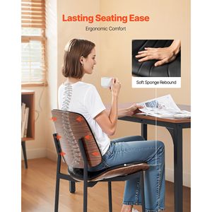 Set Moderno di 6 Sedie da Pranzo Salvaspazio, Sedie Laterali Imbottite in Pelle per Tavolo da Cucina e Sala da Pranzo - Product Image 3