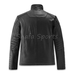 Men's Casual Fashion <b>Jacket</b> <b>Winter</b> <b>Leather</b> <b>Jacket</b> for Men's OEM Services Custom Logo Full Zipper <b>Leather</b> <b>Jacket</b> - Product Image 2