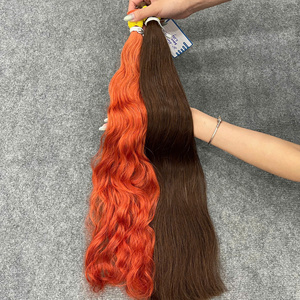 Extensiones de Cabello Humano Natural Ondulado y Liso en Varios Colores, Proveedor de Cabello de Venta Caliente - Product Image 6