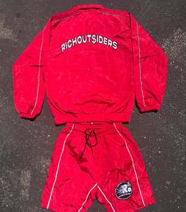 <b>Tracksuits</b> Windbreaker Set Men Custom Reflective Windbreaker Jacket and Shorts Outerwear Set Windbreaker Short Sets For Men - Product Image 6