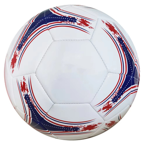 Ballon de football personnalisé cousu à la machine, vente directe d'usine, pour entraînement et débutants - Product Image 2