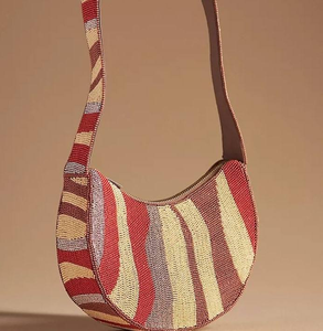 Nouveau Sac à bandoulière en toile fait main brodé de perles pour femme, Sac à main de mode, Sac de soirée, Broderie et travail au point - Product Image 3