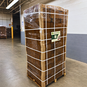 Shrink <b>Wrapped</b> <b>Palletized</b> 5Kg Cocopeat Block Low EC Buffered Coir Pith Export Grade Bulk Supplier 40HQ Container India - Product Image 1