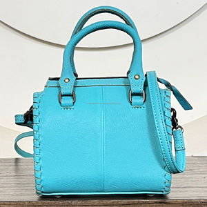 Vintage Western Hair On Cowhide <b>Leather</b> Mini Speedy Bag with Studded Genuine <b>Tooled</b> <b>Leather</b> Handmade Travel Handbag for Unisex - Product Image 5