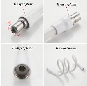 Manguera de ducha de PVC OEM de fábrica de Vietnam, 1.2m, tubo de plomería personalizable, accesorios modernos para baño KSD 23-1.2m, ¡gran oferta! - Product Image 3