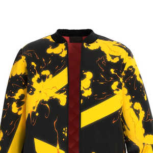 Chaqueta acolchada sublimada para mujer con cremallera, estilo puffer, para invierno, con estampado de letras, tela de lona, superventas 2026 - Product Image 5