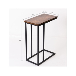 Table d'appoint raffinée au design polyvalent pour salons, chambres, entrées et coins lecture confortables à la maison - Product Image 4