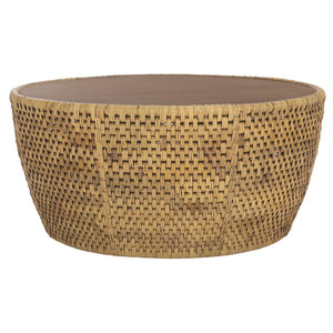 Rattan RD Woven Coffee Table Muebles de sala de estar con estilo - Product Image 1