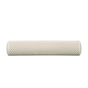 Oreiller en latex direct usine - Coussin de soutien corporel antistatique en polyester et coton, toutes saisons, blanc riz, géométrique, 200TC - Product Image 2