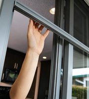 Moustiquaire en fibre de verre résistante aux déchirures pour fenêtre en aluminium, anti-mouches, pour la ventilation domestique familiale