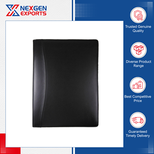 Vente Flash : Classeur à Anneaux en Cuir PU de Qualité Supérieure avec Fermeture Éclair, Logo Personnalisé, Quantité en Gros - Nexgen Exports - Product Image 4