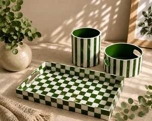 Pure Bone and Resin Inlay Serving <b>Tray</b> Dinning Table Decorative Serving <b>Tray</b> for Home Hotel & Restaurant Hot Supplies - Product Image 5