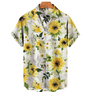 Camisa Hawaiana con Cuentas, Diseño de Calavera con Impresión Digital 3D, Corte Holgado, Tallas Grandes para Hombre - Product Image 4