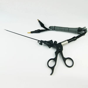 Pinces de dissection bipolaires courbées laparoscopiques réutilisables de 3 mm, manche isolé, certifiées CE, ensemble d'instruments chirurgicaux généraux - Product Image 1