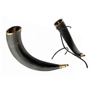Soporte de cuerno de búfalo hecho a mano con logotipo personalizado para decoración rústica del hogar, exhibición de cuerno vikingo y artículos de bebida tradicionales a bajo precio. - Product Image 2