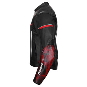 Chaqueta de Cuero para Motociclismo para Hombre, Talla Grande, Transpirable, Impermeable, con Logotipo Frontal, para Motociclismo Todoterreno - Product Image 6