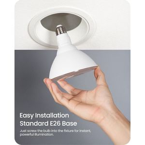 Confezione da 2 Lampadine LED PAR38 Dimmerabili IP65, Equivalente a 120W, per Illuminazione Esterna di Patio, Giardino, Portico, Vialetto e Garage - Product Image 5