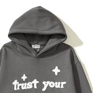 Sudaderas con Estampado Puff para Hombre, Precio Económico OEM, Súper Calidad, Transpirables, Logotipo/Colores Personalizados, Ligeras - Product Image 4