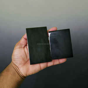 Elegante Gema Cabujón Baguette de Búfalo Negro con Acabado Brillante en un Solo Lado a un Precio Competitivo - Product Image 6