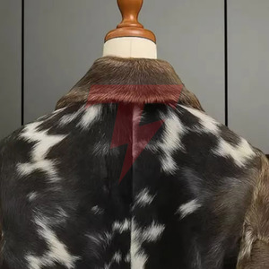 Winter Hair On <b>Leather</b> <b>Jacket</b> For <b>Men</b> Premium Material Custom Size Comfortable Fashion Outerwear Collection Apparel - Product Image 4