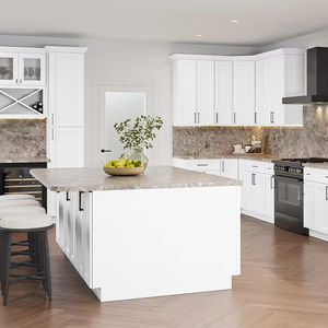 Juego de Muebles de Cocina Modernos RTA de Vietnam, con Marco Modular de Madera Blanca Personalizado JY Project, sin Marco, con Panel - Product Image 3