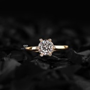 Anillo de diamantes creados en laboratorio de diseño elegante para uso diario, chapado en oro de 10K, 14K y 18K - Product Image 6