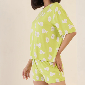 Latest Fashion Casual Wear Women T Shirt And Shorts <b>Sets</b> Plain Blank Solid Color Ladies Summer 2 Piece Cotton <b>Twin</b> <b>Sets</b> - Product Image 2