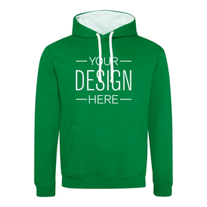 เสื้อฮู้ดผู้ชายสำหรับฤดูหนาว ผ้าโพลีเอสเตอร์/คอตตอน 100% ระบายอากาศได้ดี แห้งเร็ว เป็นมิตรกับสิ่งแวดล้อม มีซับใน พิมพ์ลายดิจิตอลที่โลโก้ด้านหน้า - Product Image 1