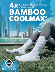 Breathable Crew Sports <b>Socks</b> Knitted Cotton Nylon Spandex Athletic <b>Socks</b> for <b>Running</b> Basketball Football - Product Image 5
