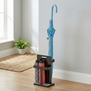 Organizador de Interiores para el Hogar, Soporte para Paraguas, Almacenamiento Doméstico de Metal, el Mejor OEM Moderno y Simple de Taiwán, 10 Tiendas, Recubrimiento en Polvo, Independiente - Product Image 1