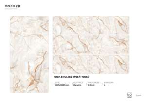 Elegante Baldosa de Porcelana Tallada de Gran Formato 600x1200mm 60x120cm 24x48 Pulgadas con Acabado Superficial para Uso Residencial y Comercial Moderno - Product Image 3