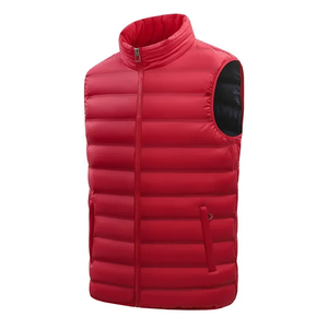Veste oversize pour hommes, gilet fin, vêtements en coton à col, motif rayé, doublure en polyester, veste décontractée pour hommes, saison d'automne - Product Image 2