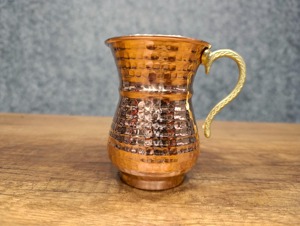 Jarra de Agua de Cobre con Acabado Mate, Jarra de Agua de Cobre sin Brillo, Jarra de Agua de Cobre de Color Sólido, Artículo de Venta al por Mayor de Fábrica Personalizado, Jarra de Cobre - Product Image 6