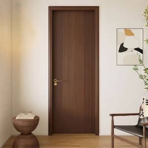 Porte battante pré-assemblée en WPC pour écoles, chambres, appartements, villas, hôtels, intérieurs de bureaux, entrepôts – Étanche et écologique, finition prête à l'emploi - Product Image 4